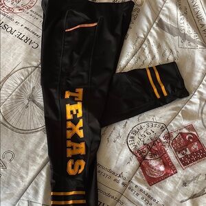 Black and Orange Texas Leggings